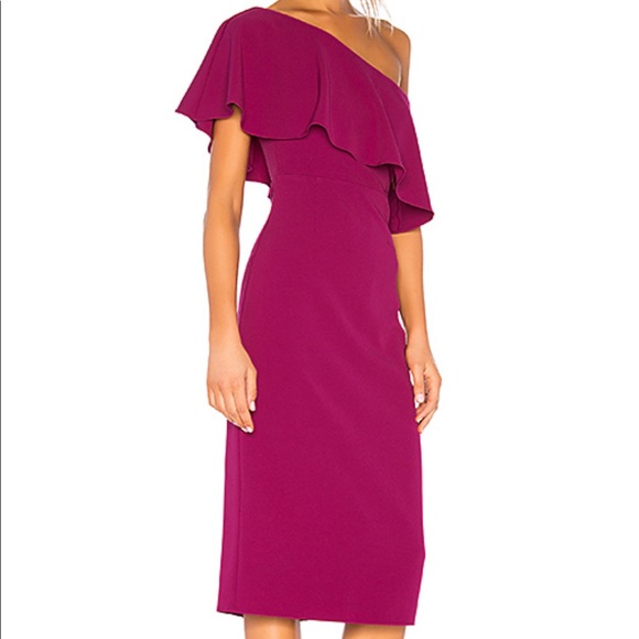NWOT Lovers + Friends One Shoulder Midi Dress - Picture 2 of 4
